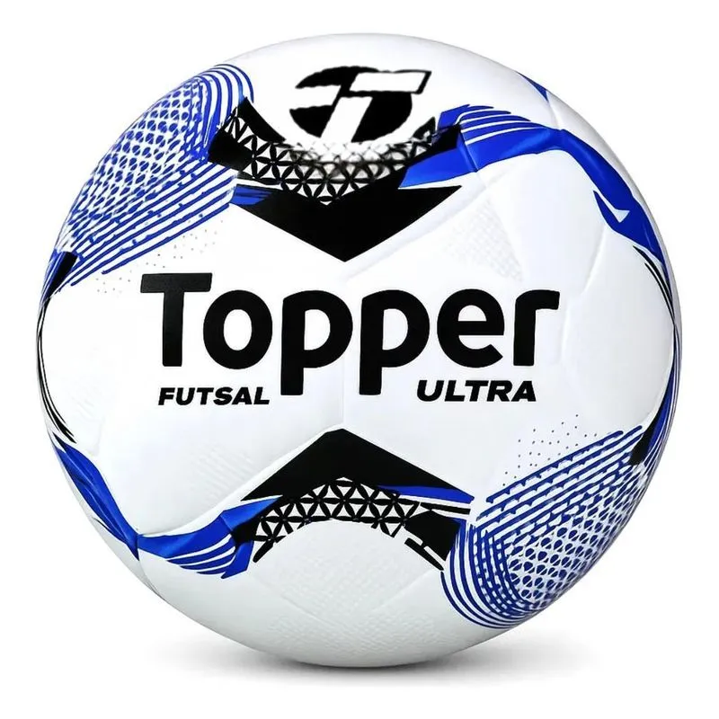 5x Bola De Futsal Topper Ultra Salão Colagem Dupla Oficial