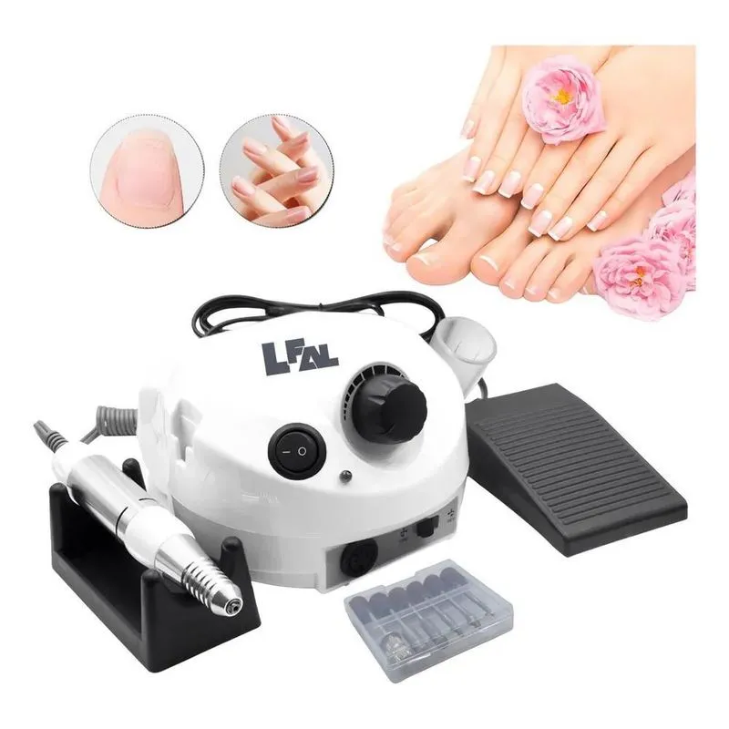 Lixadeira De Unha Motor Elétrica Nail Drill Profissional Gel