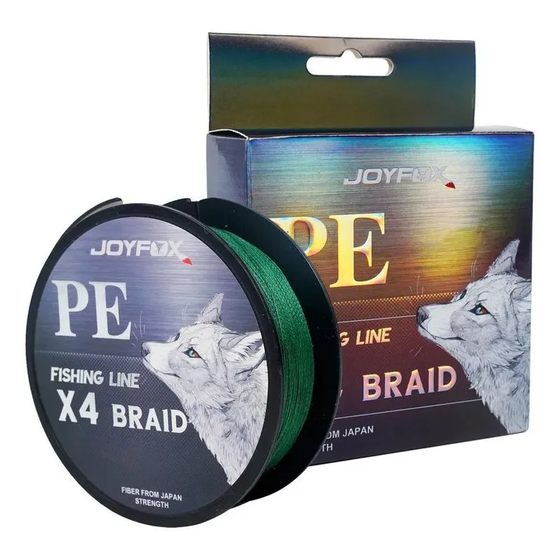 Linha Pesca Joyfox Multifilamento 4fio Verde 500m 4x 0.261mm