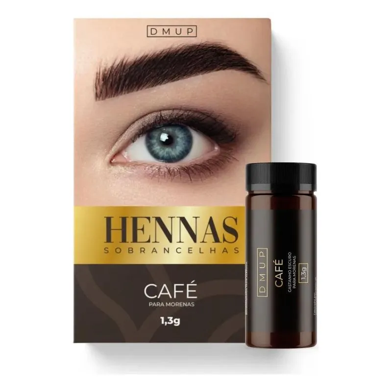 10x Henna Híbrida Para Sobrancelhas Muito Rápida Dermo Make