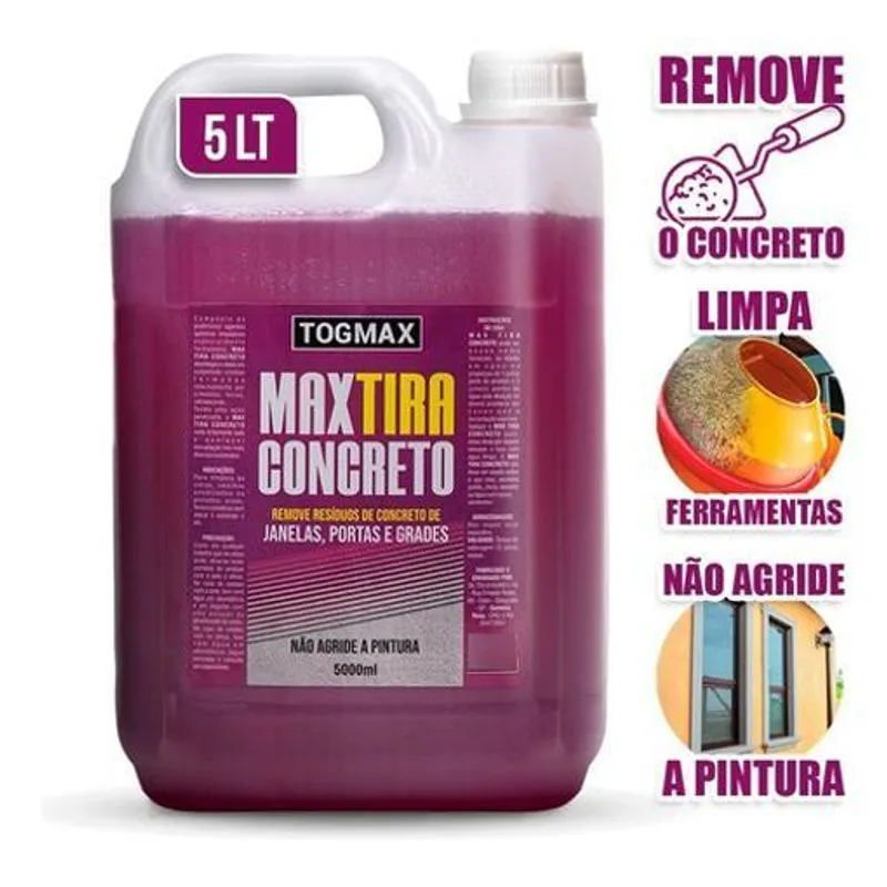 Desincrustante Tira Concreto Togmax - Limpeza Pós Obra