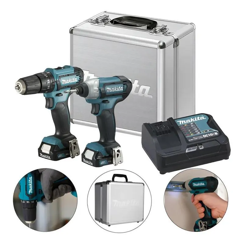Combo Furadeira Parafusadeira De Impacto - Clx228sax Makita