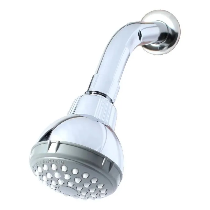 3x Ducha Redonda Fit Abs Cromado Para Aquecedor Solar E Gás