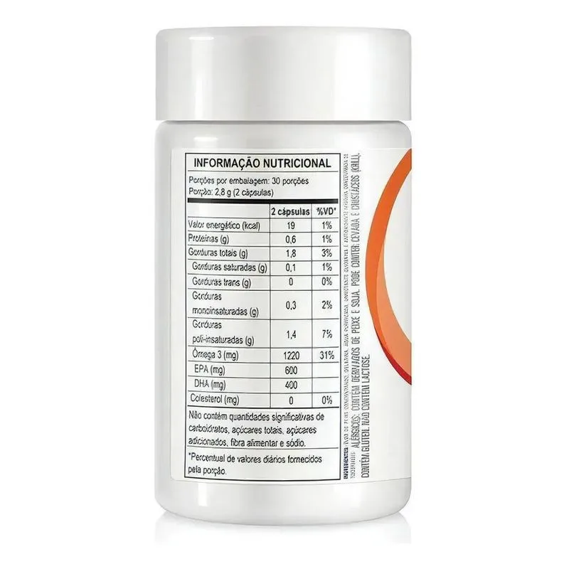 Nestlé Nutren Ômega 3 1000mg 60 Cápsulas