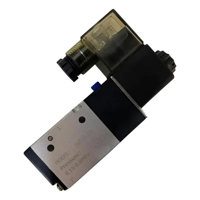 Válvula Solenoide 3/2 Vias Retorno Mola Rosca 1/4 Escape 220