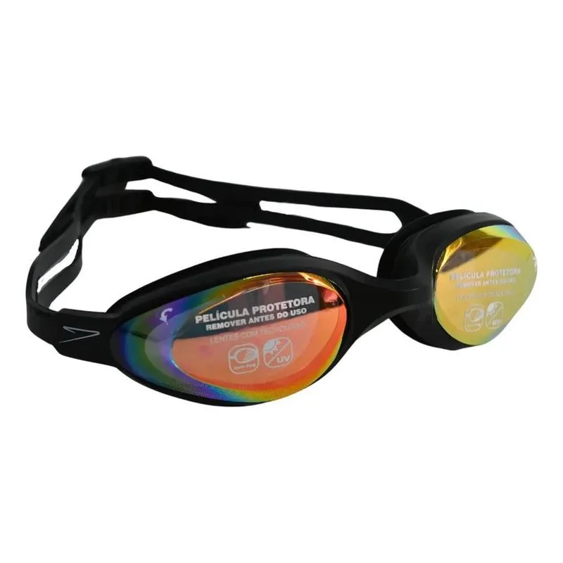 10x Óculos Natação Speedo Hydrovision Mr Espelhado Antiemba