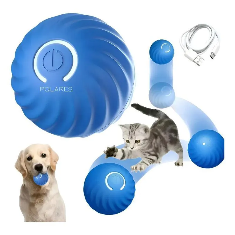 Polares Bolinha Interativa Cães Pet Cachorro Usb Recarregáve