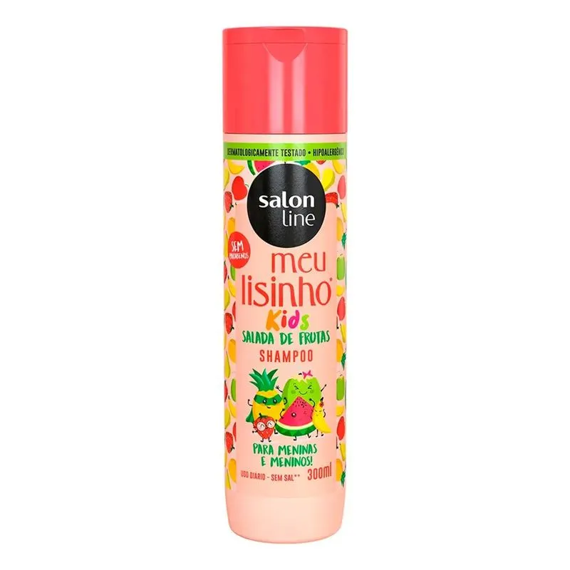2x Shampoo Meu Lisinho Kids Infantil Salon Line 300ml