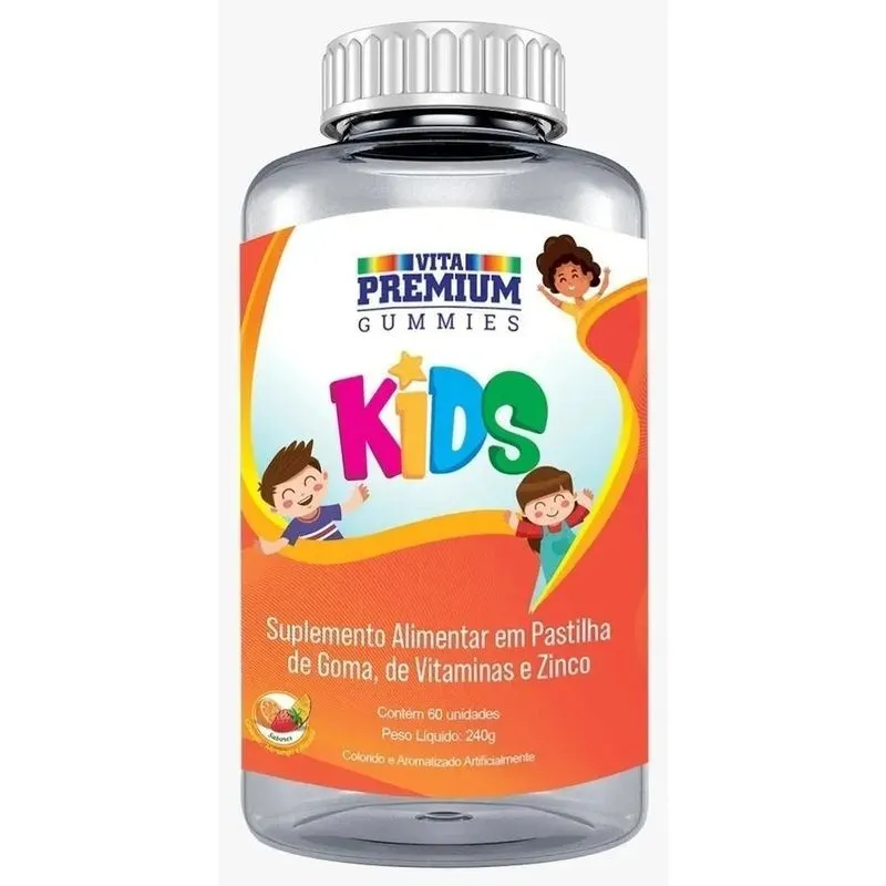 10x Vitamina Infantil Em Gomas Sabor Sortido 60un - Vita Pr