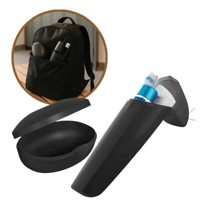 Kit Pra Levar Na Viagem De Higiene Porta Sabonete E Escovas