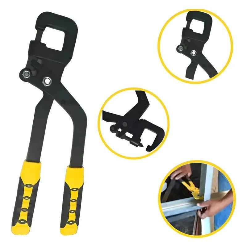 10x Alicate Puncionador Para Drywall 12 Pol. Cabo Emborrach