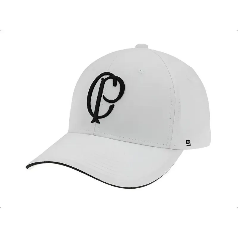 3x Boné Corinthians Branco Bordado Licenciado Timão