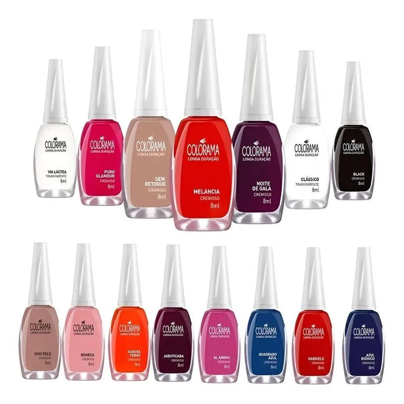 Kit 30 Esmaltes Colorama Cores Sortida Na Descrição