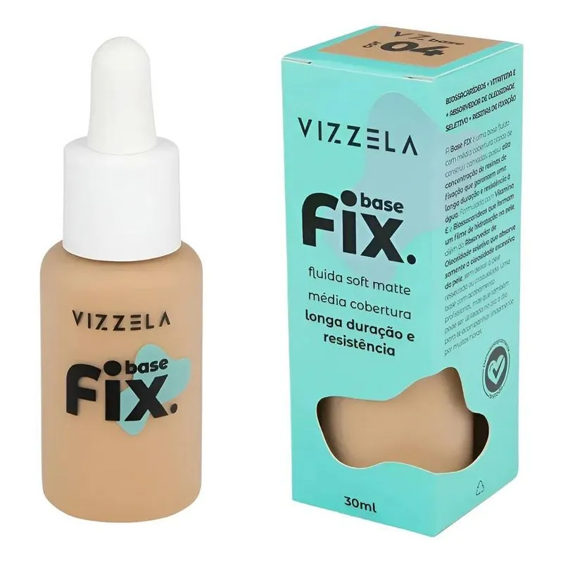 Base Líquida Fix - Vi Cor 09 Cor 08
