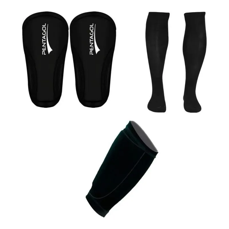 5x Kit Par Porta Suporte Caneleira Meião E Caneleira Futebol