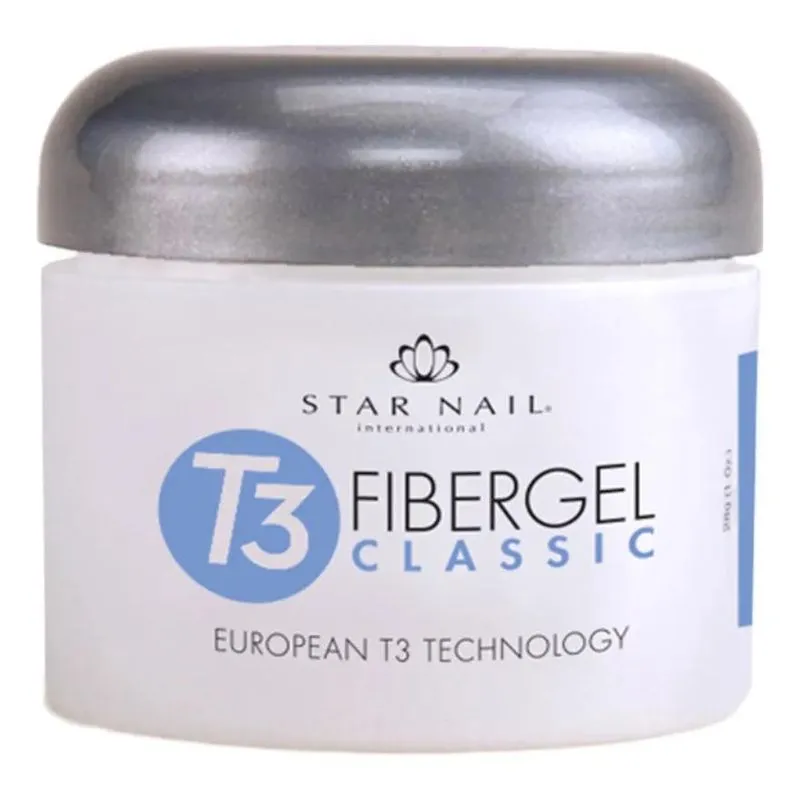 10x Gel Unhas T3fibergel Brasilian Led/uv 28g-cuccio/star N