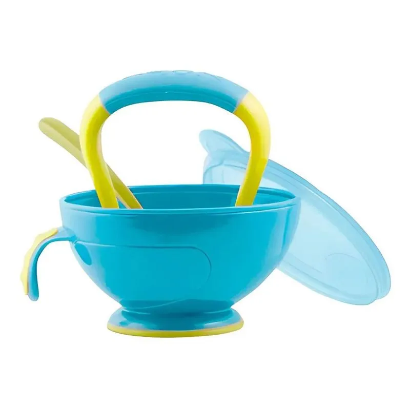 Preparador Papinhas Com Colher Mash N' Feed Azul 4m+ Nuby