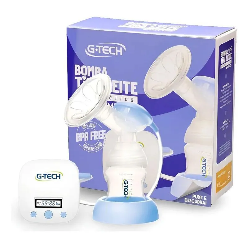 Bomba Tira Leite Automática Modelo Smart Lcd G-tech