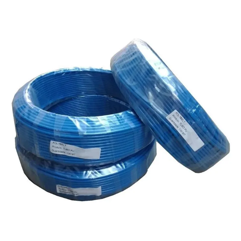 10 Mts Mangueira Tubo De Poliuretano Pu 8mm Azul Pneumática