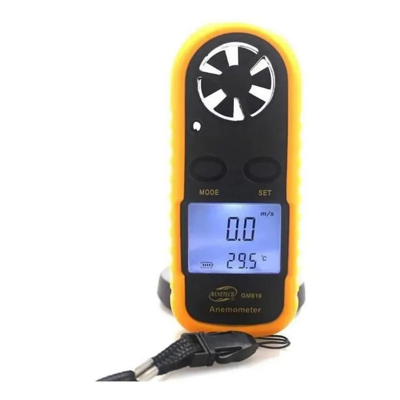 2x Anemômetro Digital Instrumento Profissional Kp-8016