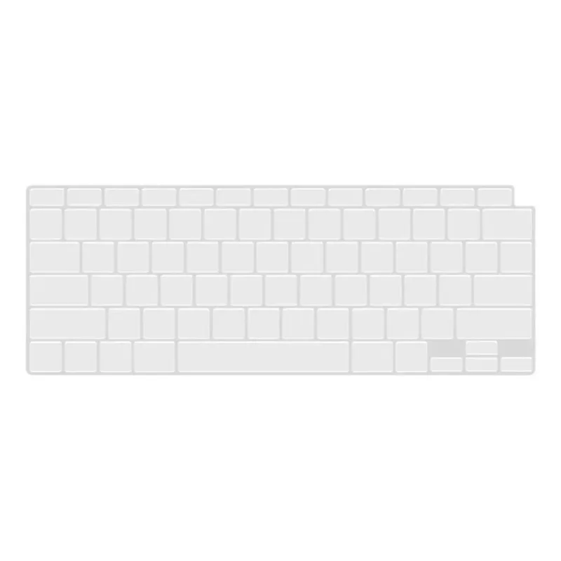2x Protetor Teclado Para Macbook Air 13 M1 A2337 - Transpare