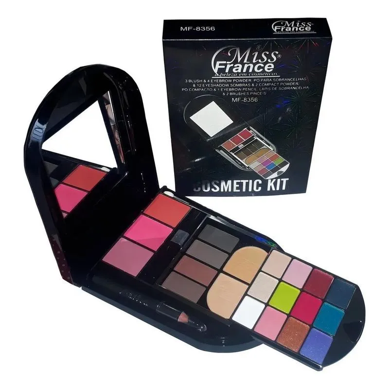 Estojo De Maquiagem Completo Miss France Mf8363