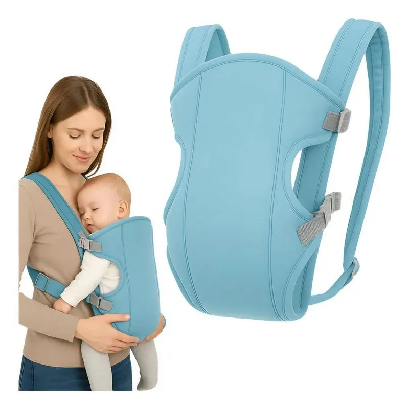 Canguru Porta Bebê Carregador Sling Cadeirinha Azul-celeste