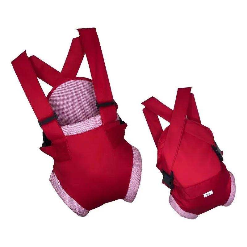 Canguru Ergonômico Bebe Passeio Bolsa Canguru Passeio Vermel
