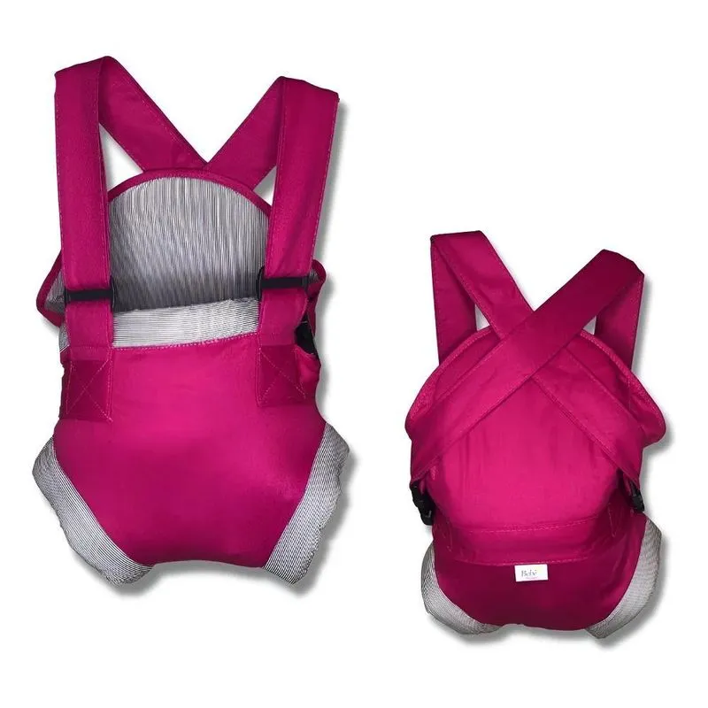 Bolsa Bebê Passeio Canguru Ergonômico 2 Posições 1 Rosa