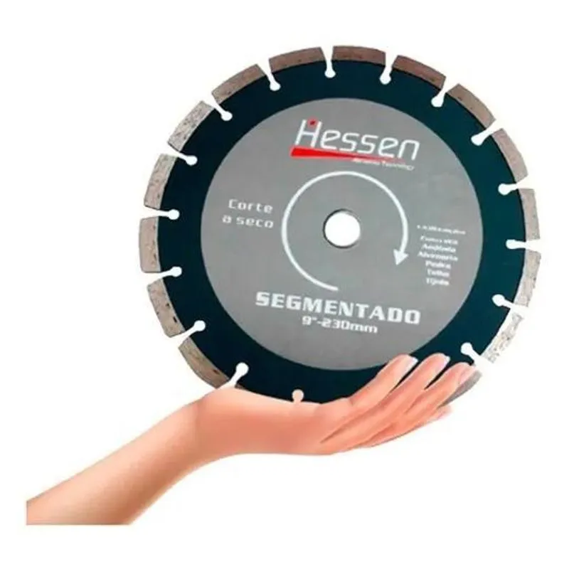 2x Disco De Corte Segmentado 230mm Corte A Seco 20941 - Hess