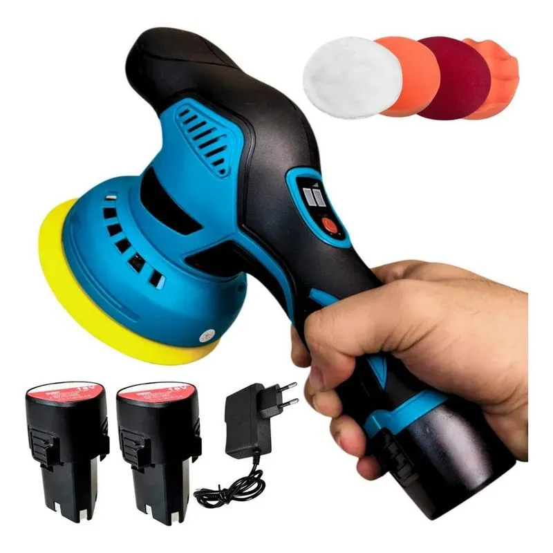 10x Politriz Lixadeira Automotiva Profissional Bivolt Sem F