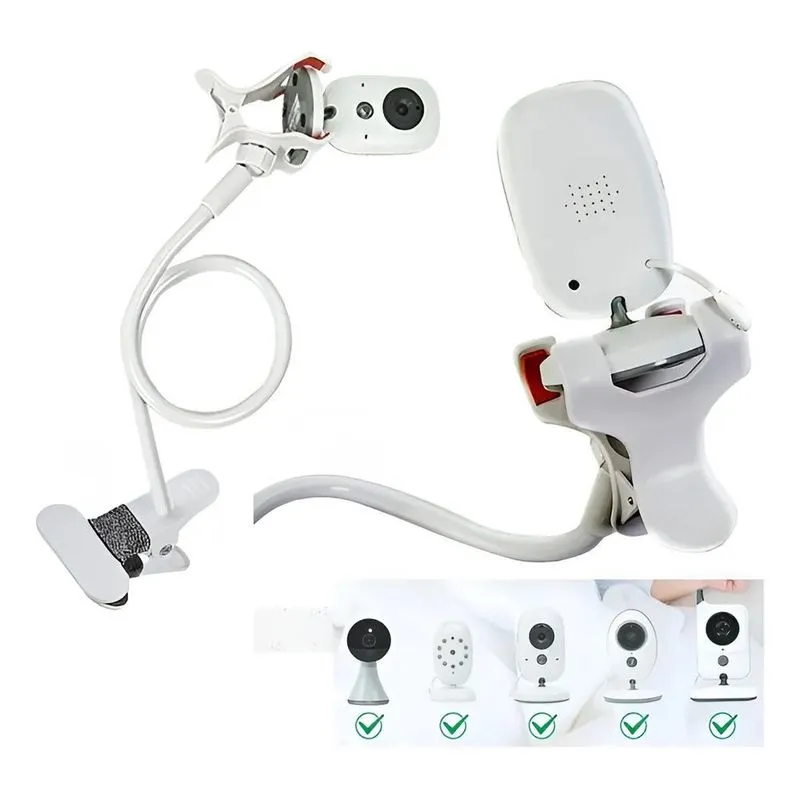 Suporte De Berço Para Camera Babá Eletrônica Branco