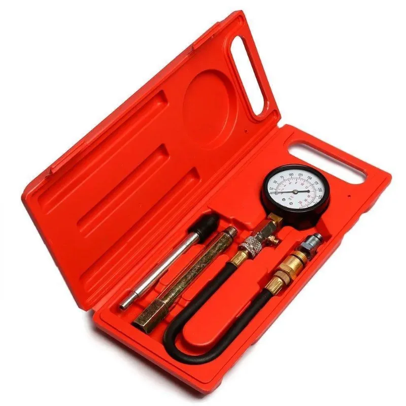 3x Medidor De Compressão 2 Em 1 Para Motores 8 E 16 V Fortgp