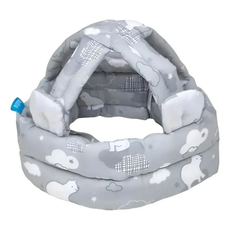 Protetor Capacete De Cabeça Bebê Infan Bege