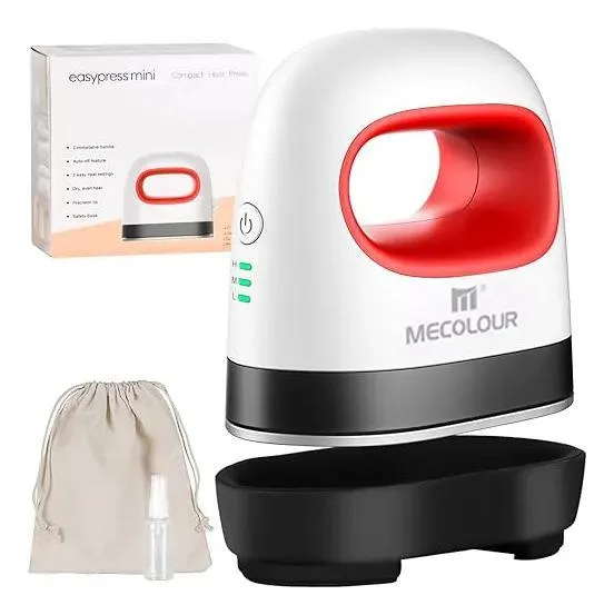5x Mini Prensa Térmica Portátil Sublimação Transfer Vermelho