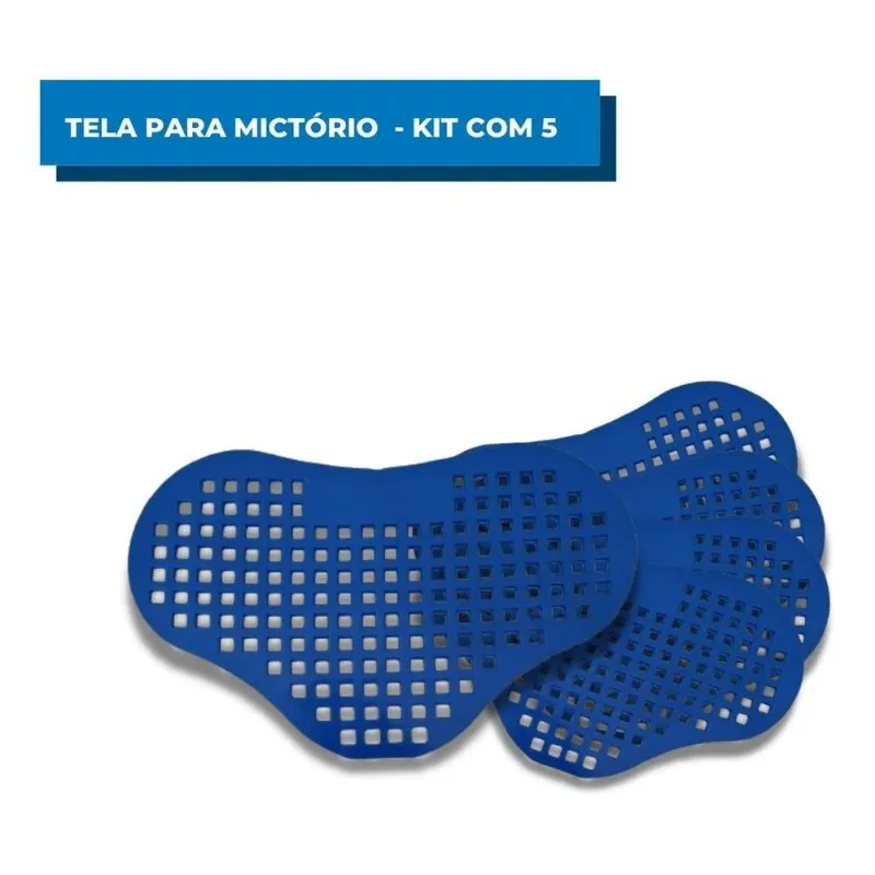 3x Kit Com 5 Telas Para Mictório Lavanda