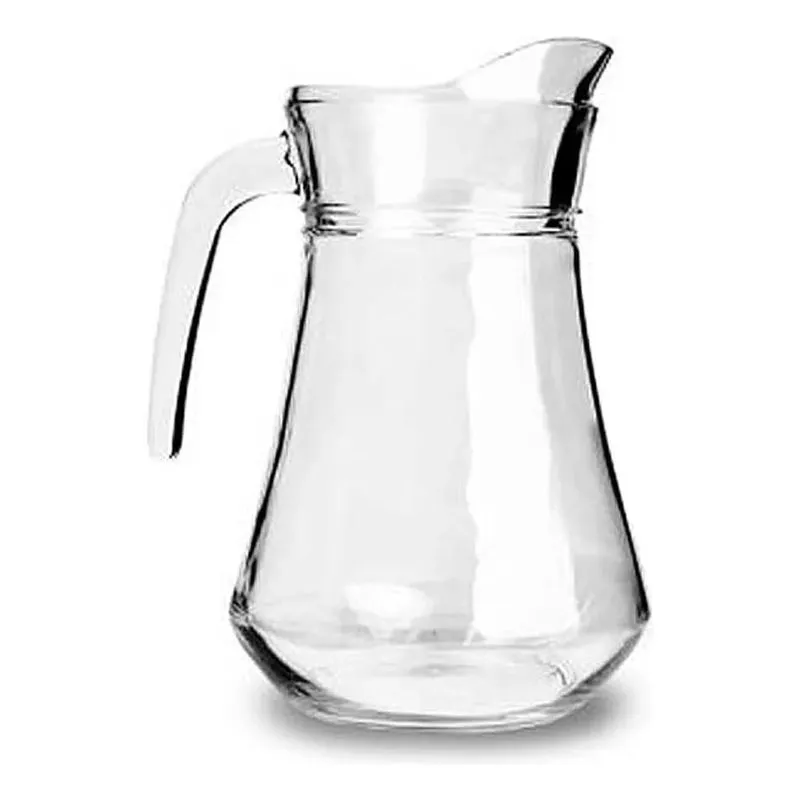 5x Jarra De Vidro Com Tampa 1.6 Litros Para Suco Agua