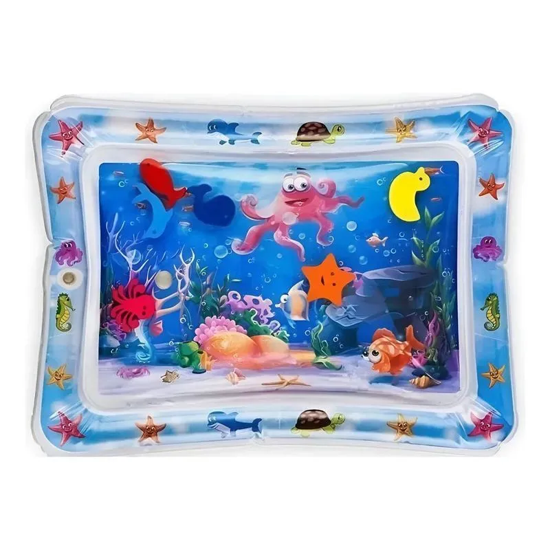 Tapete Almofada De Água Inflável Bebê Criança Colorbaby Polv