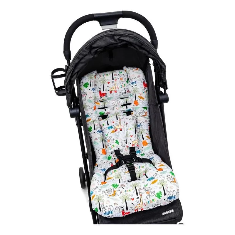 Colchonete Para Todos Os Carrinhos Fofinho Luxo - Va Safari N