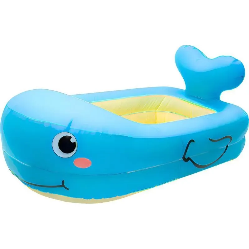 Banheira Inflável Baleia Feliz Buba Bebê Piscina 6- 24 Meses