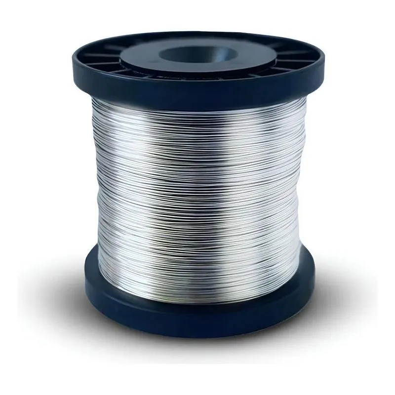 Fio De Aço Inox Rolo Arame Cerca Elétrica 0,45mm 348 Pratead