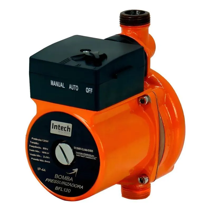 Bomba Pressurizadora 120 Watts 1600l - Intech Machine Bfl120