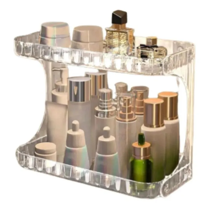 Organizador Prateleira Para Perfume Cosméticos 2 Andares Lux