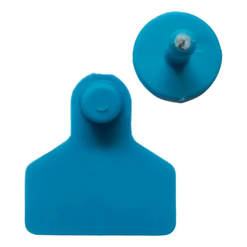 Brincos Amarelo Bovinos Liso 1 Azul-celeste