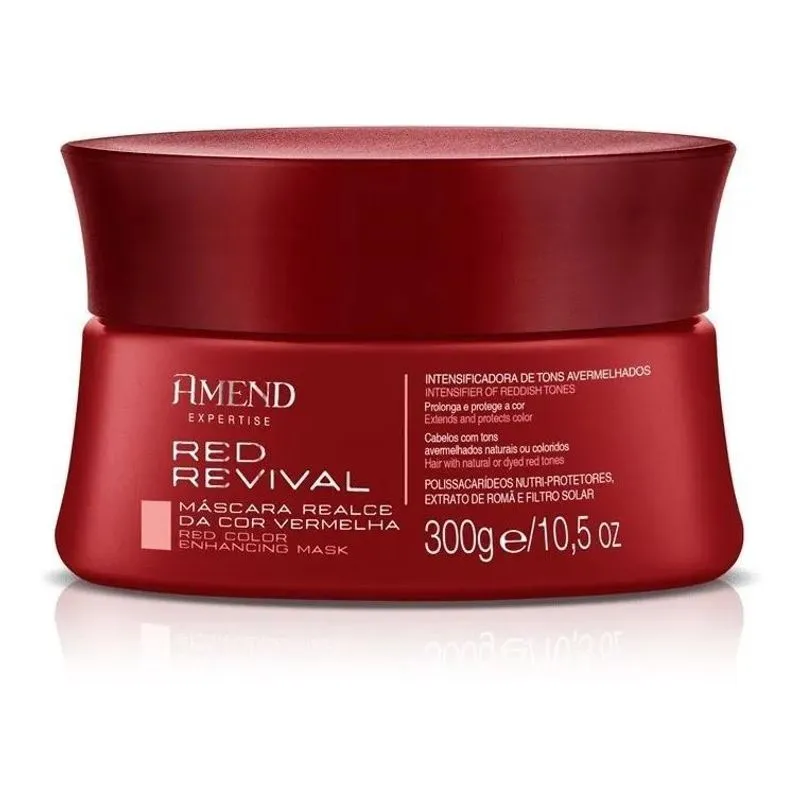 2x Máscara Amend Red Revival Realce Da Cor Vermelha 300g