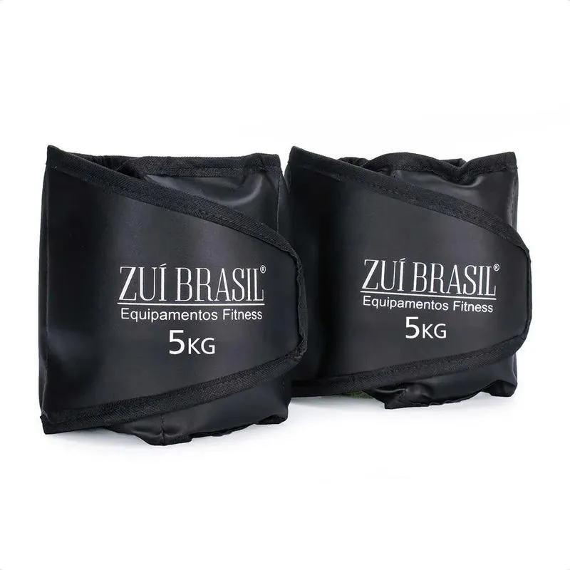 Peso Musculação Kit Funcional Completo Caneleira 5kg O Par