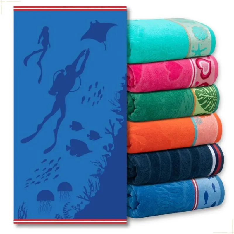 Toalha De Banho Banhão Praia Piscina Gigante 80x150c Mergulh