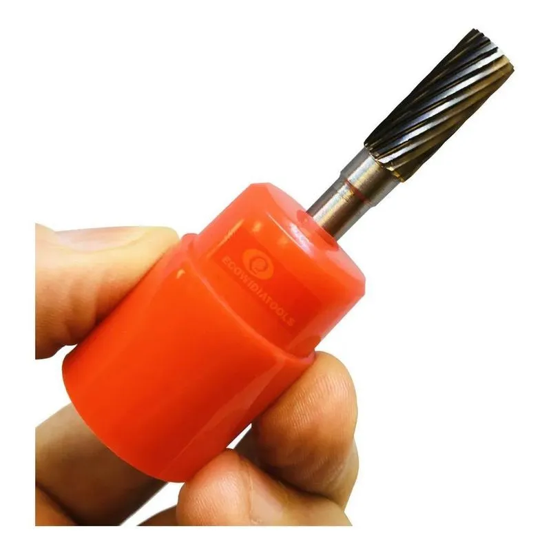 Lima Rotativa 8mm Cilíndrica Haste 6mm Metal Duro Tungstênio