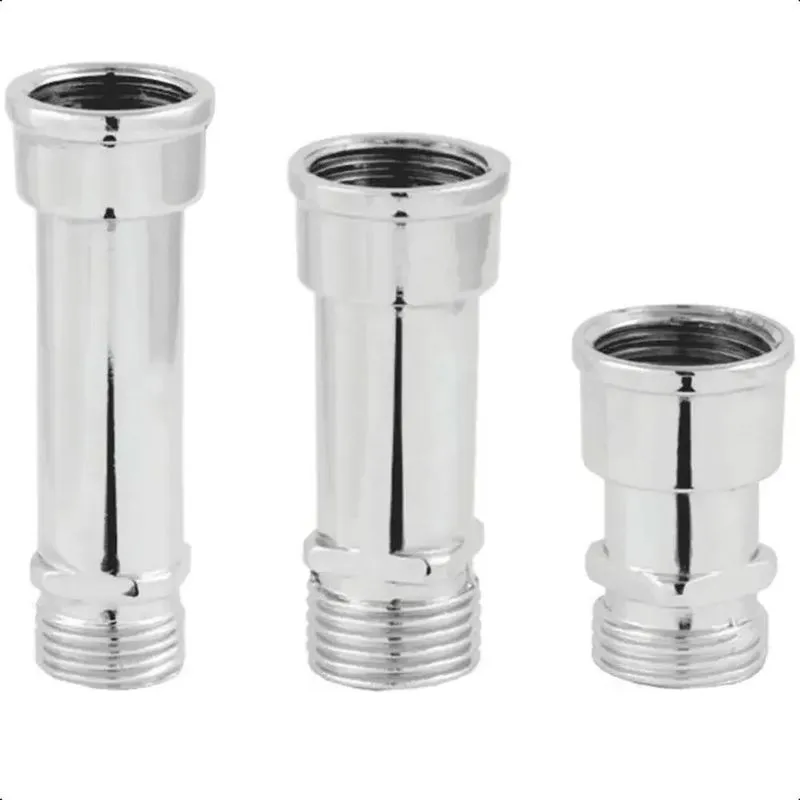2x Kit Alongador Prolongador Extensor Para Torneira 1/2 4cm