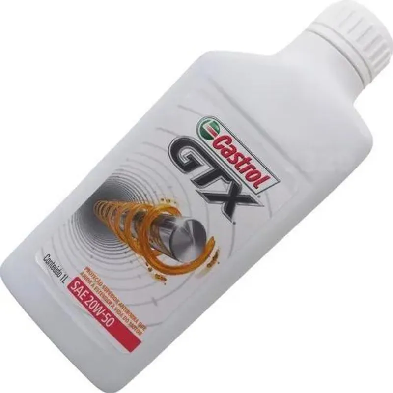 5x 1 Litro Óleo Motor Mineral Castrol Gtx Antiborra Sae 20w5